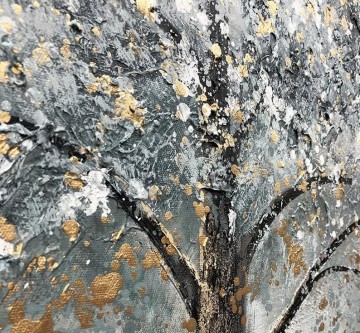 Woods Painting - Tree sand silver detail